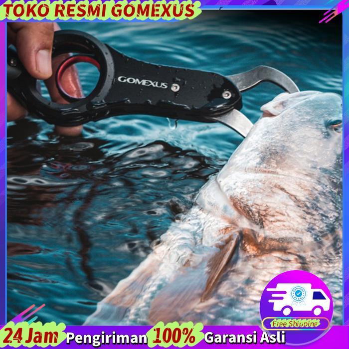Gomexus Heavygame Set Alat Pancing Lip Grip Tang Pancing Power Handle Alat Casting Gabus Toman Paket