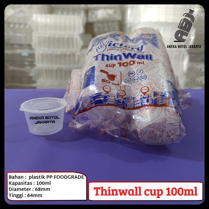 cup 100ml victory / cup sauce 100ml / tempat puding 100ml