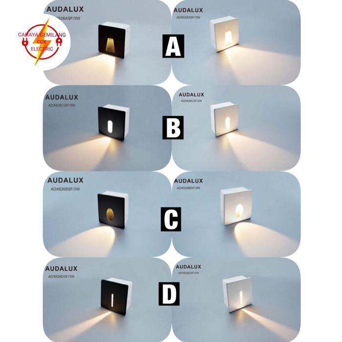 Lampu anak tangga led 3w 3watt step lamp light stair minimalis modern