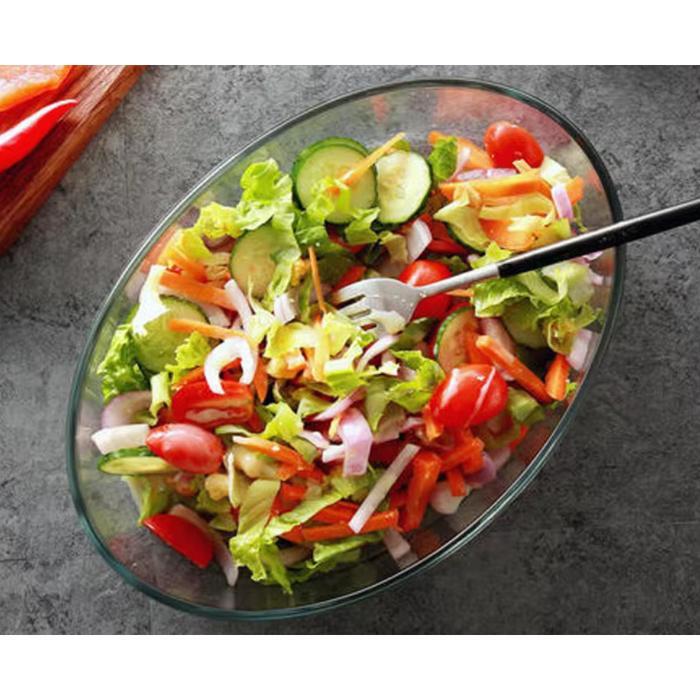 wadah Piring saji kaca bening oven safe microwave safe