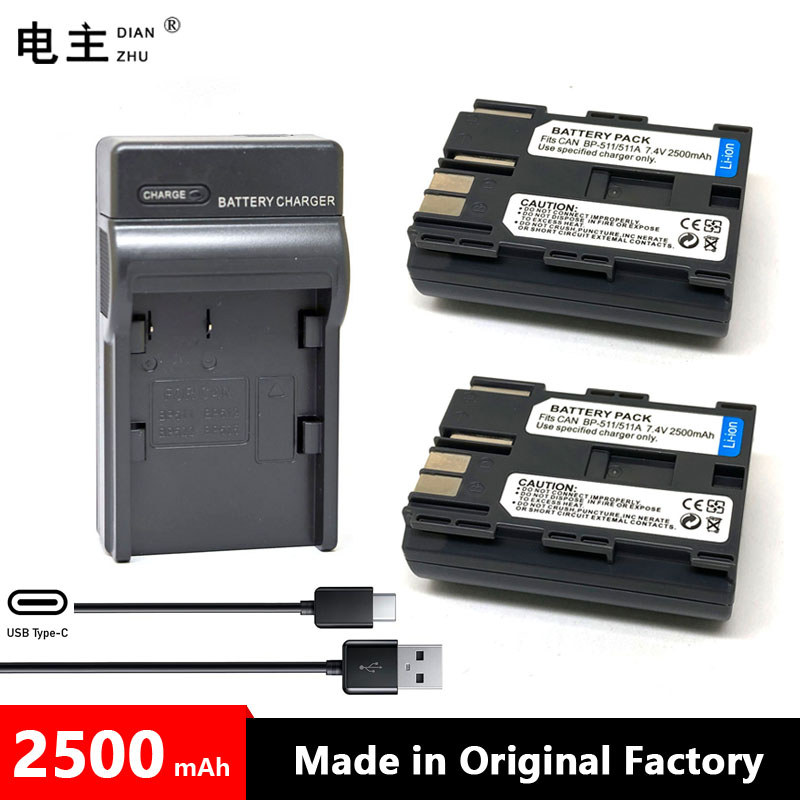 Bp-511A Bp-511 Bp511 Bp511A Bp 511 511A Battery Charger For Canon Eos 300D 5D 10D 20D 30D 40D 50D