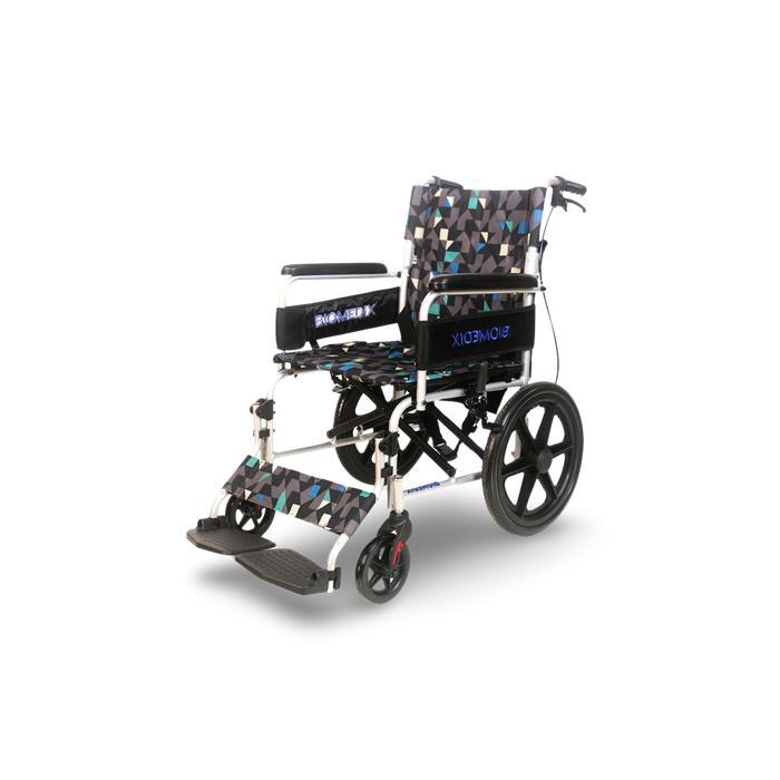 BIOMEDIX Manchester  Kursi Roda Premium Portable Maks Beban 100kg Aluminium Ringan Lipat Nyaman untu