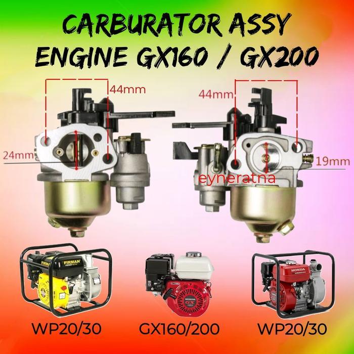Carburator gx 160-200 karburator mesin pengerak diesel alkon GX160