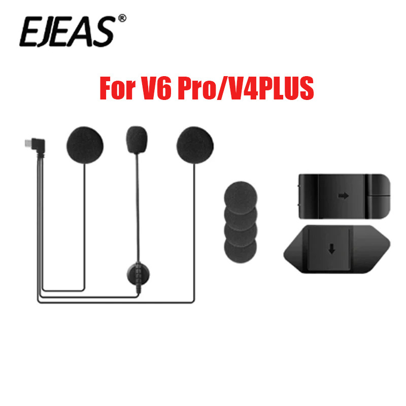 Ejeas V6 Pro+ /V4 Plus Motorcycle Intercom Interphonevnetphone Intercom Accessories Type C Plug