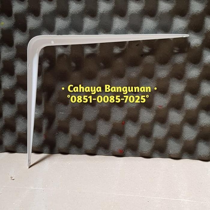 SIKU L Rak Plat Besi Tempel Dinding Tatakan Braket Gantung Lemari 10"