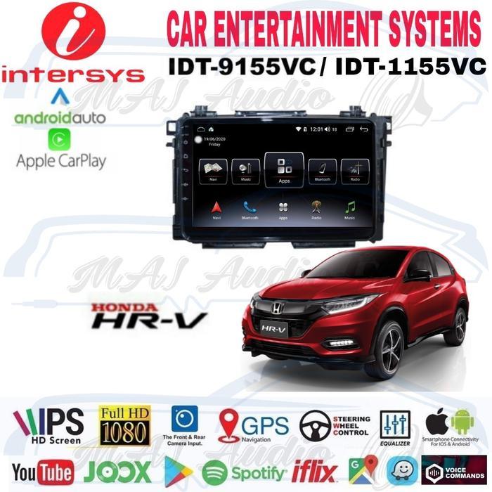 Head Unit Android Intersys 9 Inch Oem Honda HRV + soket PNP