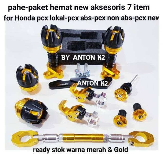 Variasi Aksesoris Paket 7 Item Motor Pcx Lokal/Pcx 150/Pcx 160/Adv 150