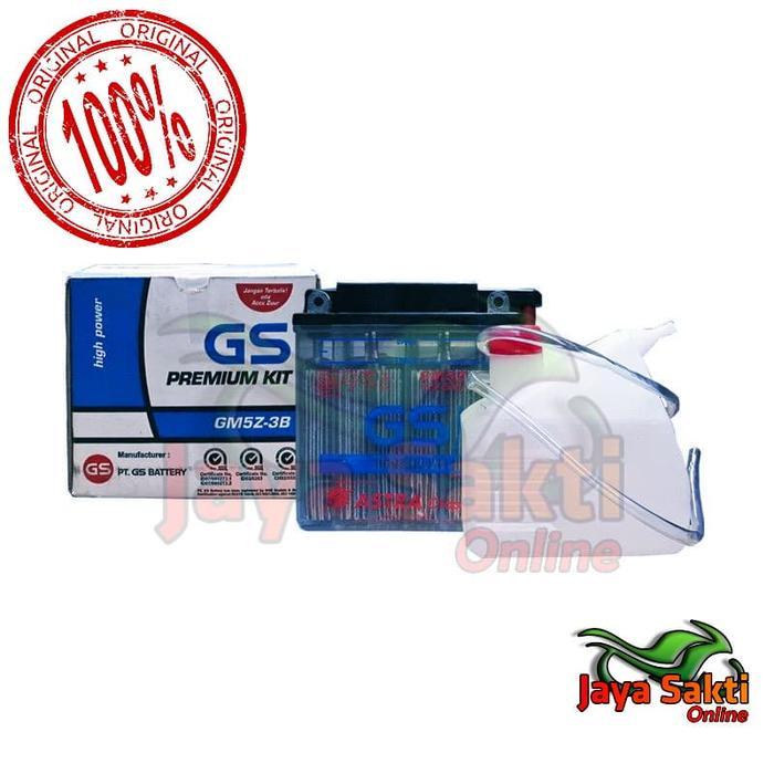 Aki Basah Gs Gm5Z-3B Asli Gs Astra