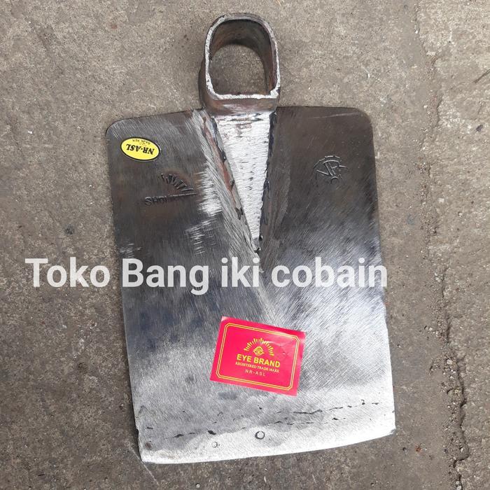 Cangkul Baja Asli Cap Mata Pacul Baja Anti Lengket Mata Cangkul Baja