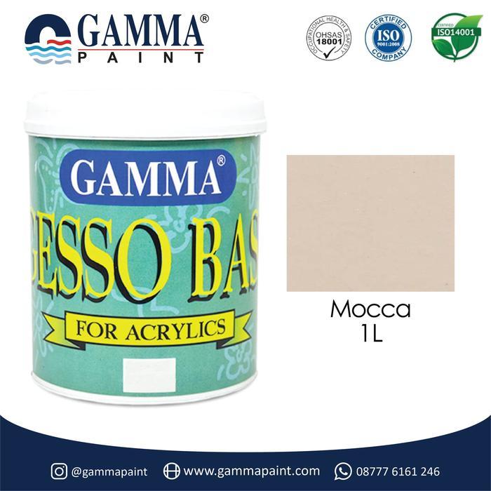 Ready Gamma GESSO BASE - MOCCA - Cat Tembok Semi Gloss 1L
