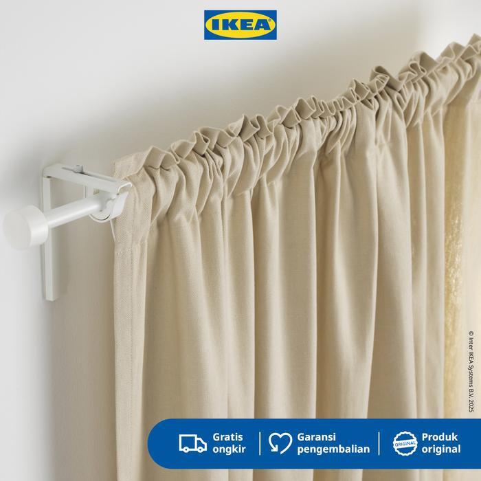 Ikea Racka Batang Tirai Gorden/Jendela Adjustable 70-120Cm