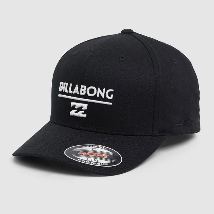 Topi Billabong Unity Flexfit Cap Hat Black Original