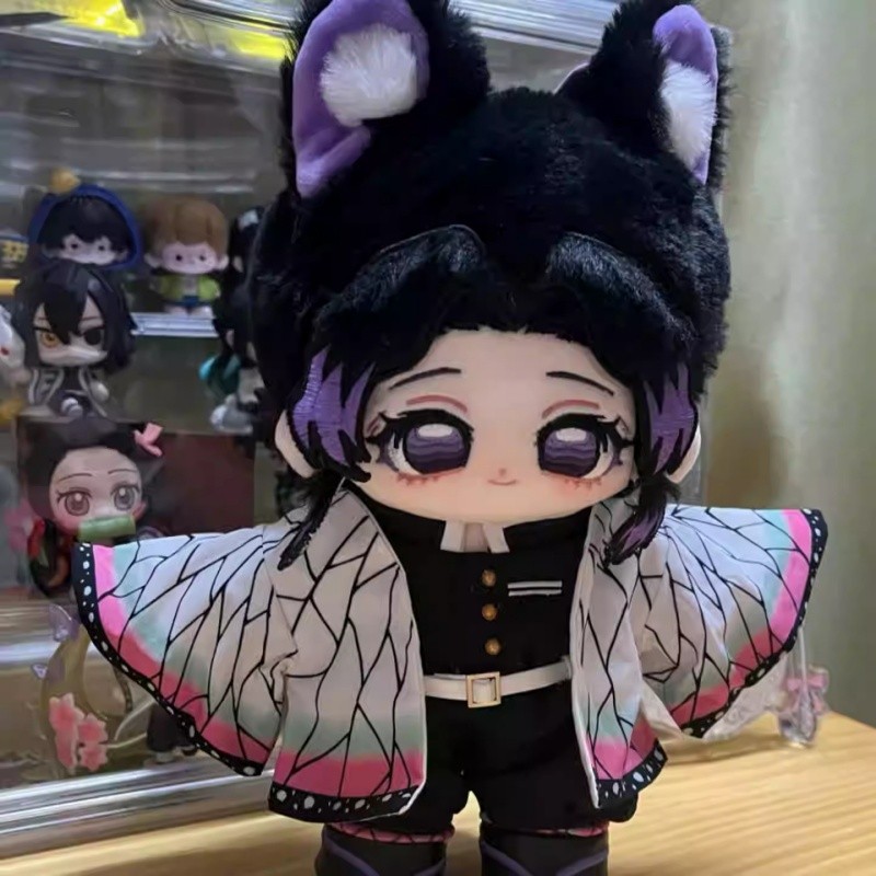 Anime Demon Slayer Kochou Shinobu 20Cm Doll Anime Peripheral Character Doll Room Decoration Girl