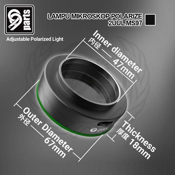 Lampu Mikroskop Polarize 2Uul Ms97 / Lampu Mikroskop 2Uul Polarize Ms97 / Lampu Mikroskop 2Uul Ms97