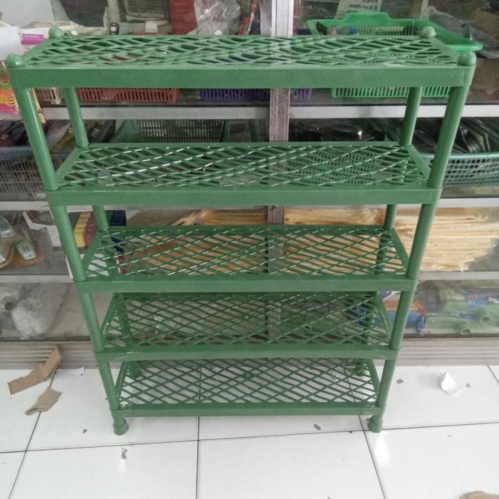 Rak Sepatu Susun 5 Plastik
