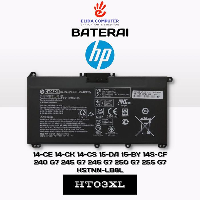 Baterai HP Pavilion x360 14-dh1003TX dh1001TX dh1054TX dh1033TX dh1055TX dh0035TX dh0036TX HT03XL