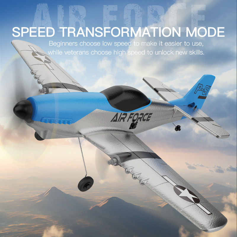Z63 QF012 Four Channel Rc Plane 2.4G Remote Control Stunt Aircraft EPP Fixed Wing Model Foam Toy