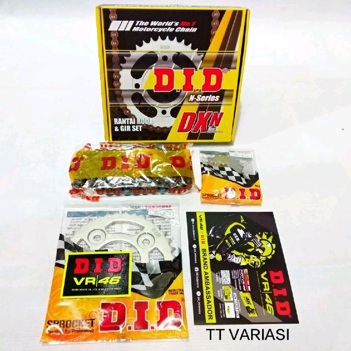 Gear Set DID 428 KTL Revo / Kharisma / Supra X 125 / Supra Fit New Original
