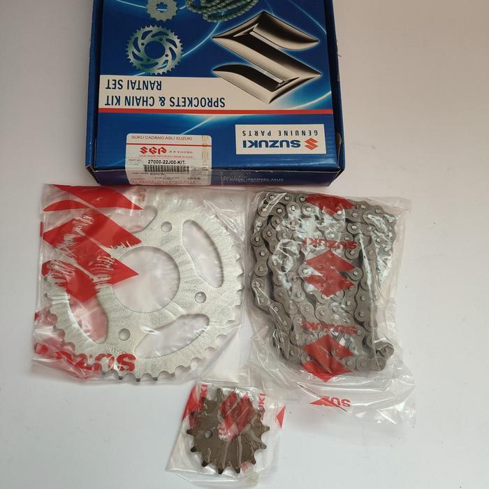 Suzuki Genuine Part Gear Set Suzuki Shooter 110,Suzuki Young Star, Suzuki Smash Injeksi, Dengan