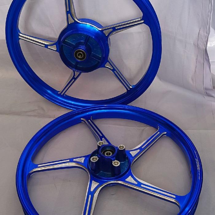 Vrossi Sprint Prime Model AK 55 Velg Depan Belakang 140/160 Ring 17 untuk Jupiter Z New MX Vega R