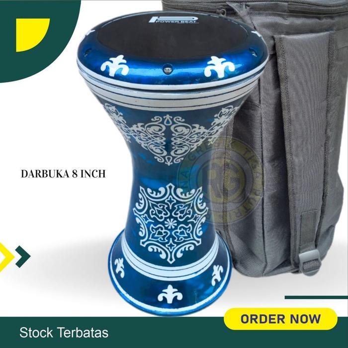 Best Seller Darbuka Almunium Cor Ukuran 8 In Dumbuk Rebana Original