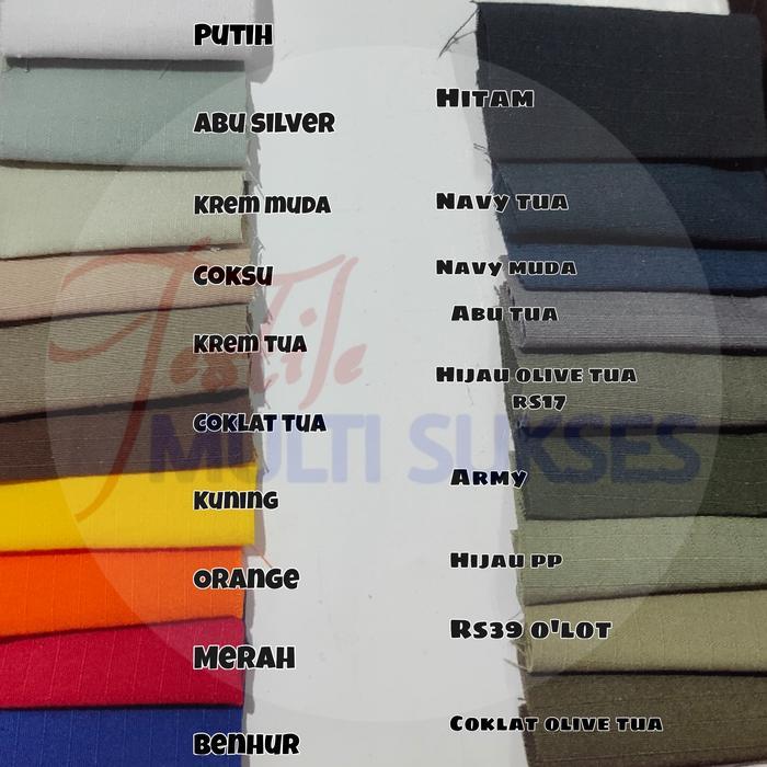 kain seragam ribstop ripstop ripstok outdoor pdl pdh tactical lapangan