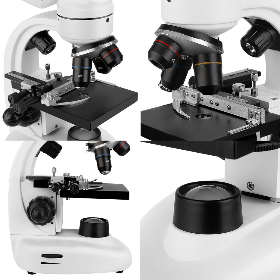 SVBONY SV605 BIOLOGICAL MICROSCOPE 40X-1600X BINOCULAR OPTICAL ELECTRON BINOCULAR MICROSCOPE FOR