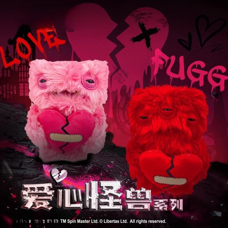 In Stock 23Cm 100 Original Fuggler S Ugly Monster Love Monster Cute Tooth Monster Fill Dolls Toys