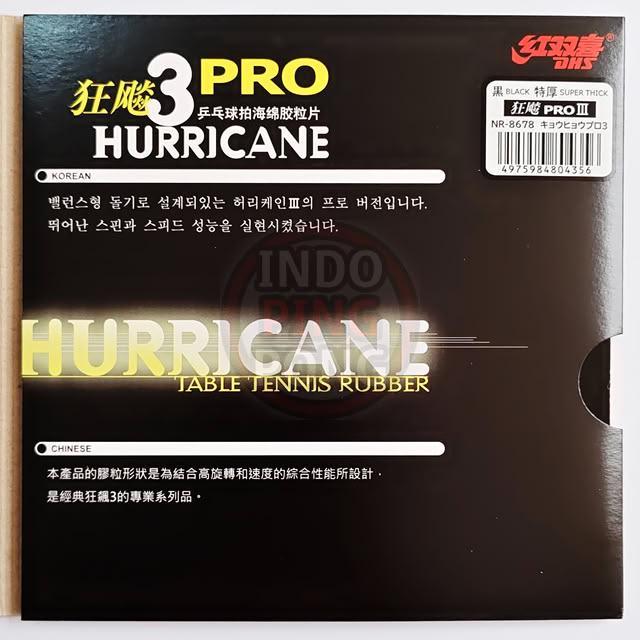 Nittaku Hurricane 3 PRO NEO 2.0 Super Thick DHS H3 III