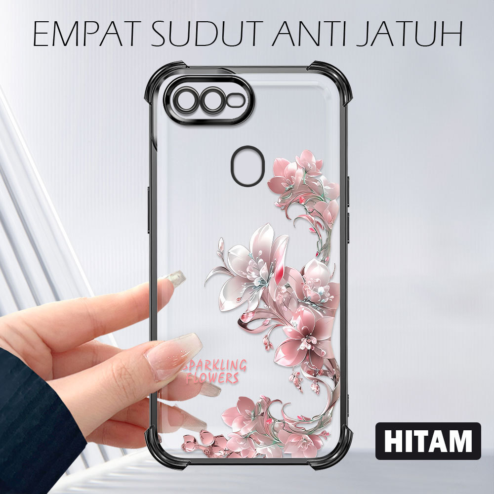 Casing Hp Untuk For Realme 2 U1 Pro Kantung Udara Softcase Beautiful Flower FS 2494 Phone Case Cassi