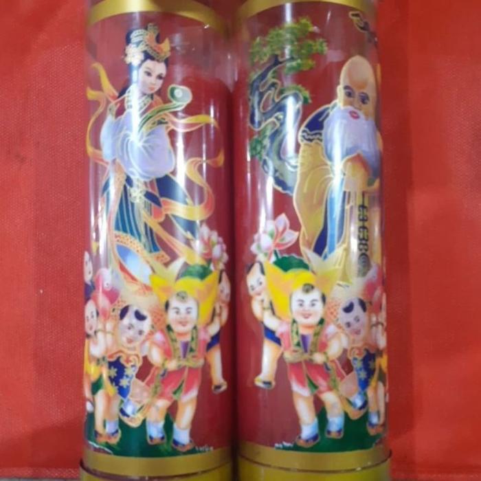 Lilin Merah Lilin Sembahyang Lilin Puja Lilin Taiwan Besar Pasti Diskon