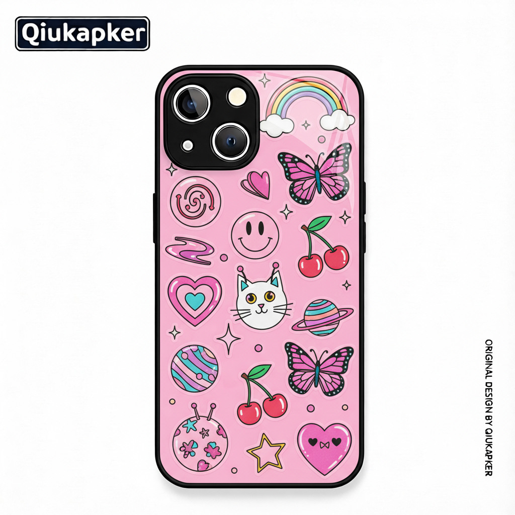 Y2K Pop & 3D Stickers iphone case