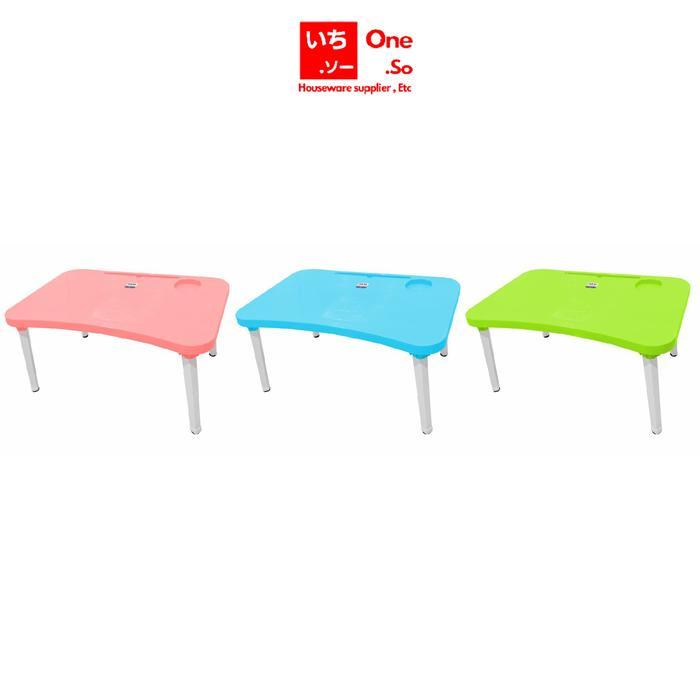 MEJA LIPAT SATOSHI / MEJA BELAJAR ANAK / MEJA LIPAT PLASTIK - Oneso.id