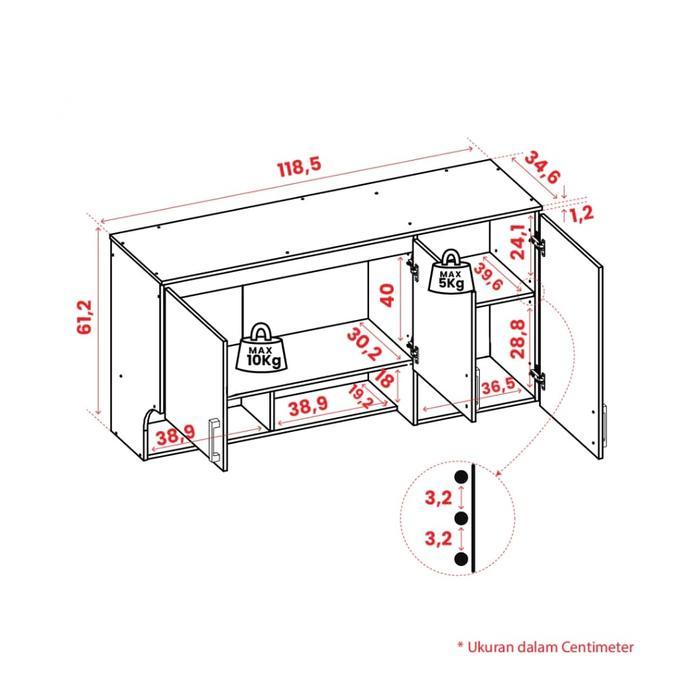 Kitchen Set Atas 3 Pintu Kitchen Set 3 Pintu Kitchen Set Bawah Lemari Dapur Minimalis Kitchen Set