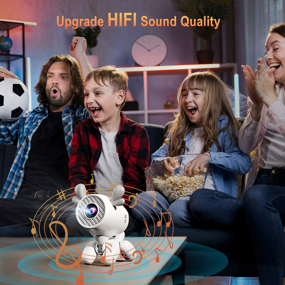 Android 13 HY300 Mini Wifi Outdoor 4K Mini Projector 4k TV Projector 4k Home Theater Video