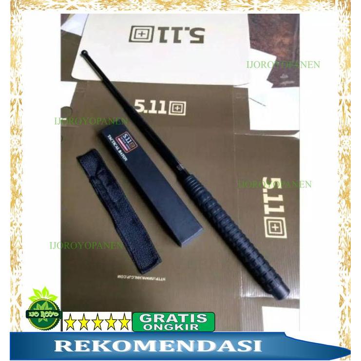 [Langsung Kirim] BATON STICK 511 HITAM PANJANG TONGKAT BESI POLISI Termurah Terlaris