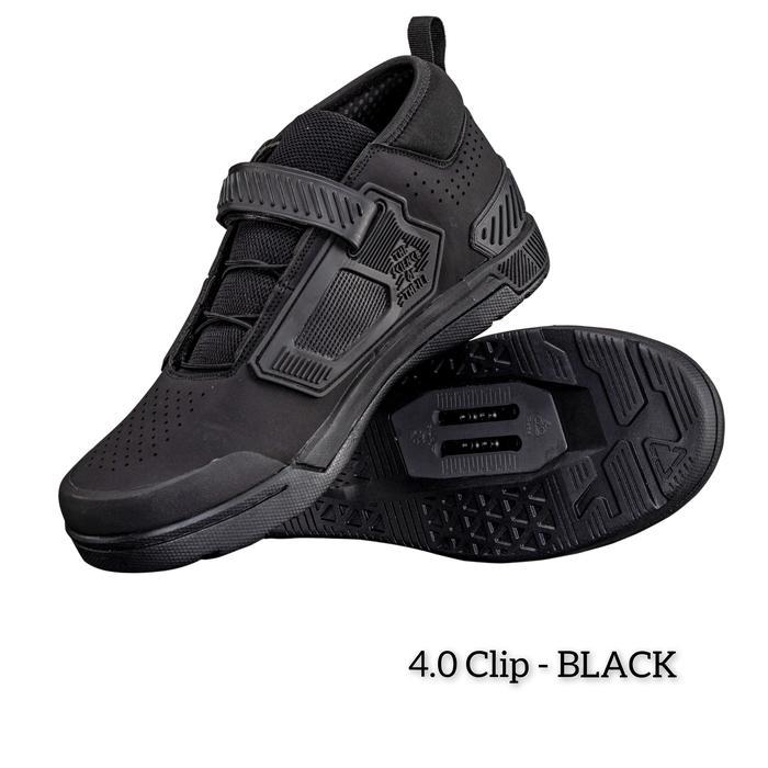 Shoes / Sepatu Sepeda Mtb Leatt 4.0 Clip - Black