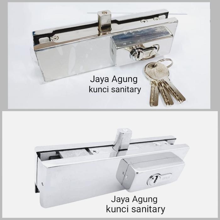 Terlaris Kunci Pintu Kaca Frameless US 10/Patch Fitting US10 SALE