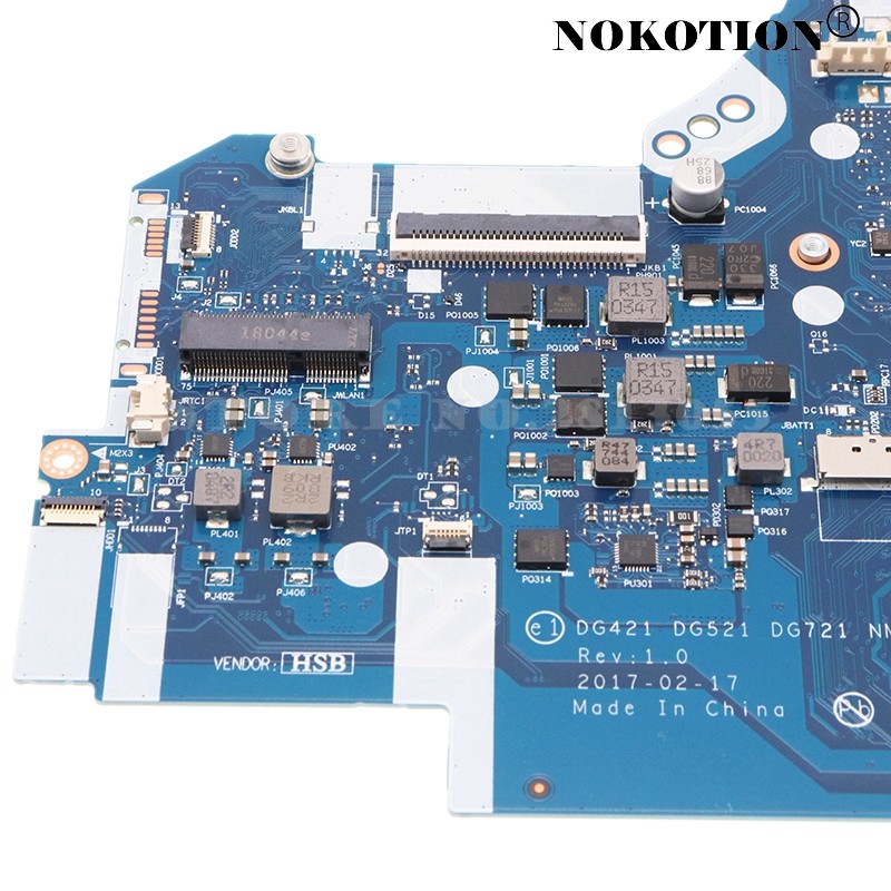 5B20N86263 DG421 DG521 DG721 NM-B241 For Lenovo ideapad 520-15IKB 320-15ISK 320-17ISK Laptop