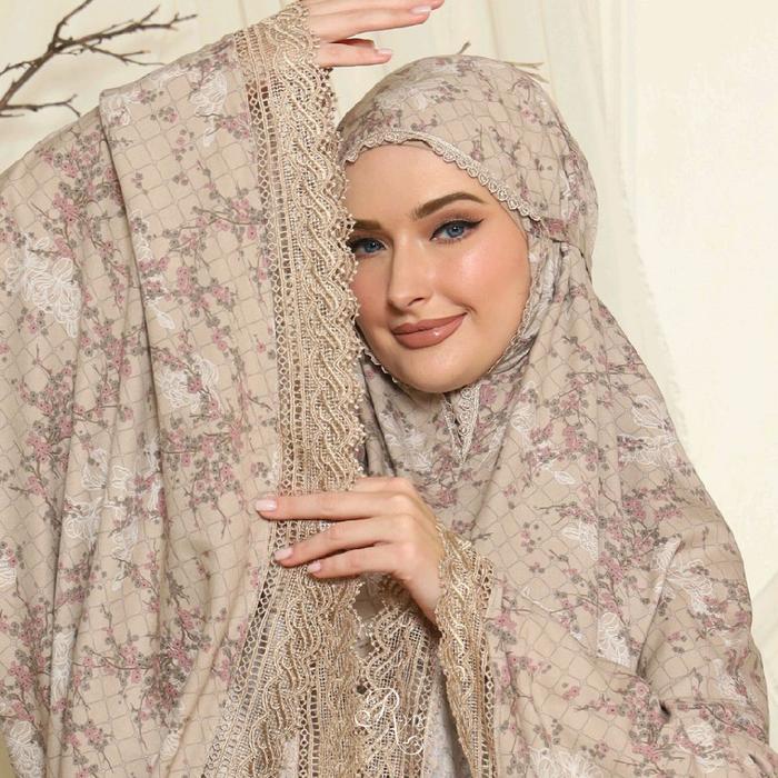 Ryn Rayyan Official Mukena Rayyan Emily Series Mukena Dewasa Travelling Rayon RYN Super Jumbo