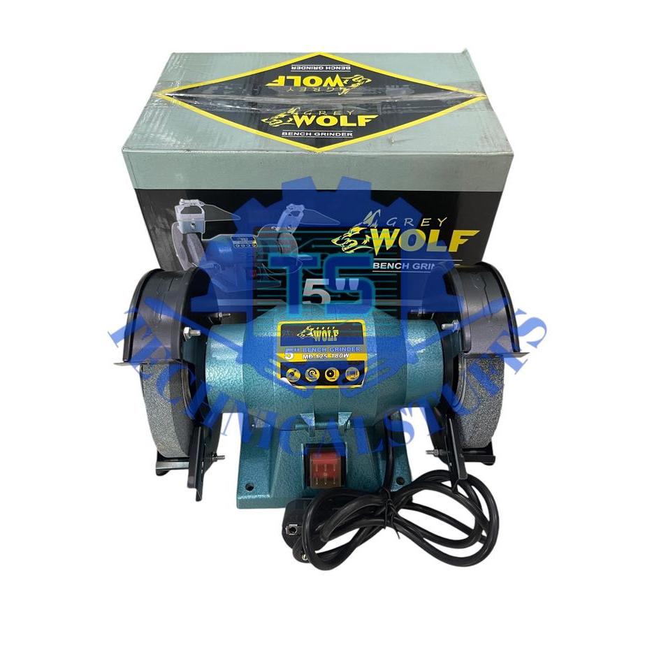 Gerinda Duduk Grey Wolf 5" Md 125 / Grey Wolf Bench Grinder 5" Md 125 Gerinda Besi