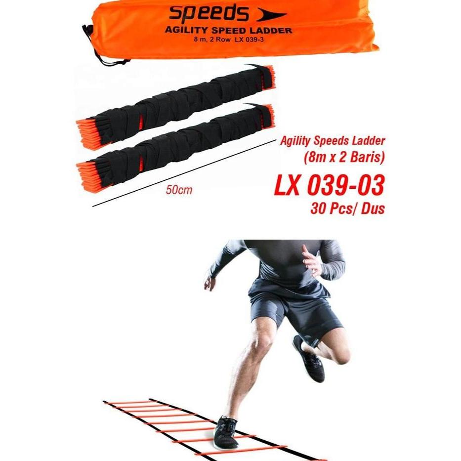 Speed agility ladder/tangga agility ladder untuk latihan 8 meter ORI