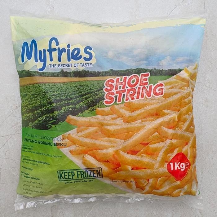 ASLI MY FRIES SHOESTRING 800GRAM READY STOCK