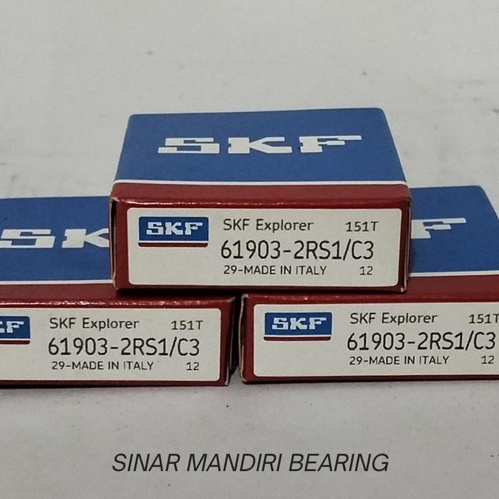BEARING 61903 / 6903 2RS1 C3 SKF