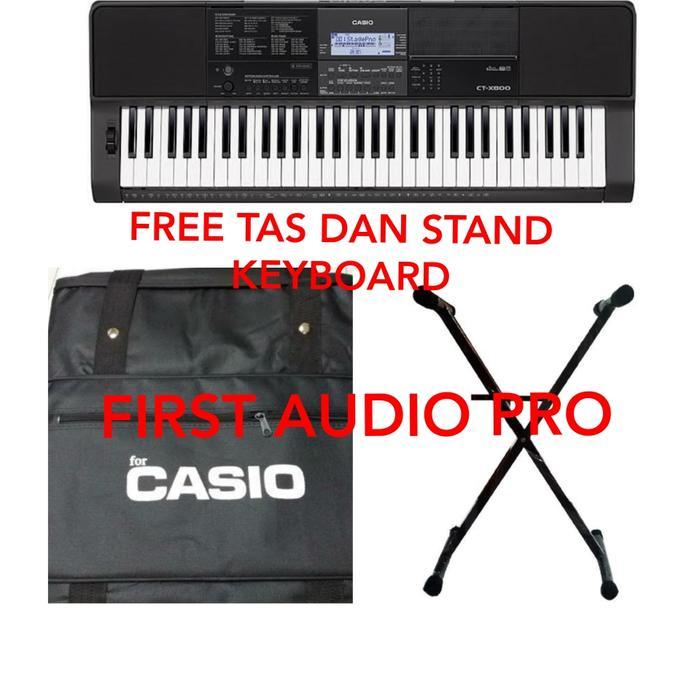 Keyboard Casio CTX800 / CTX-800 / CTX 800 ORIGINAL FREE STAND DAN TAS