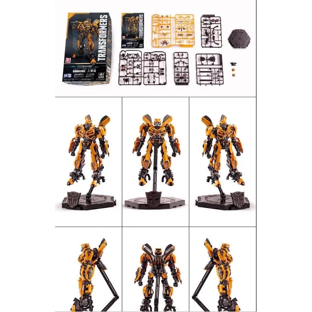 Trumpeter Transformer Bumblebee from The Last Knight Bumblebee Movie (3.5" Pre-Painted Snap) Model