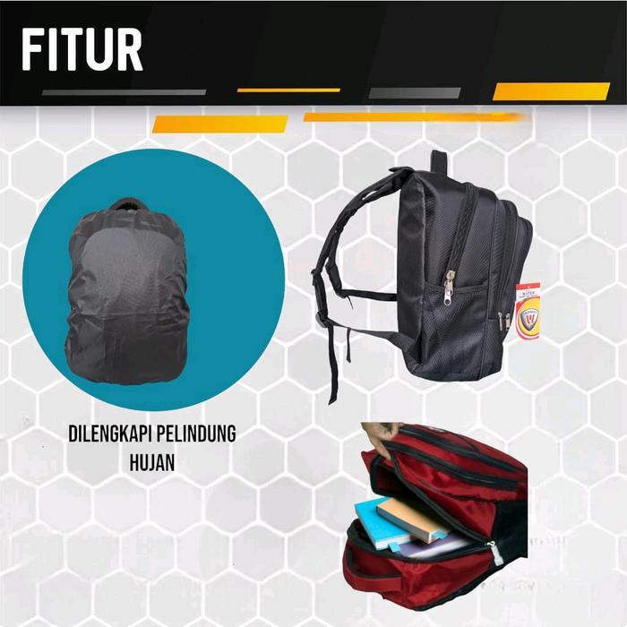 Dell Imperion - Tas Ransel Laptop Polo Water Tas Backback