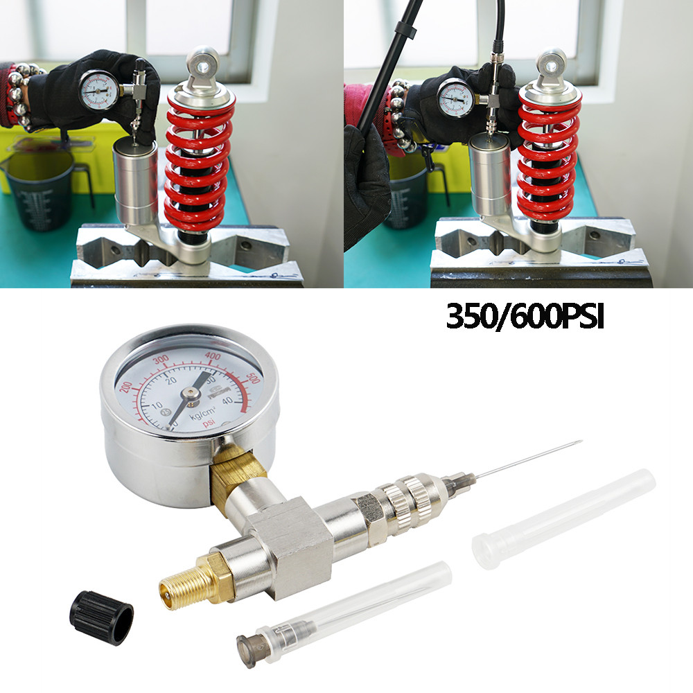 350/600PSI Suspension Shock Nitrogen Needle Fill Tool Kit ATV UTV For Ktm Suzuki Yamaha YZX Polaris