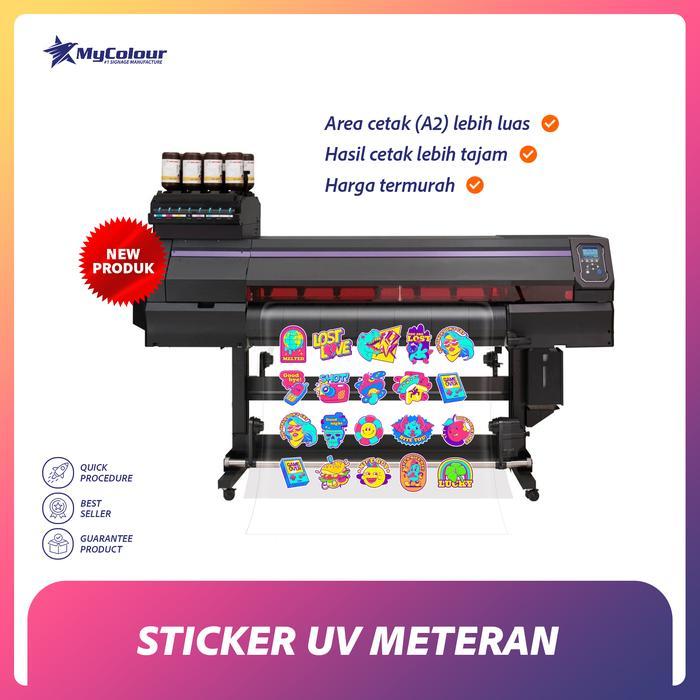 Stiker print uv bening stiker transparan print uv uk. A2 - 60x40cm