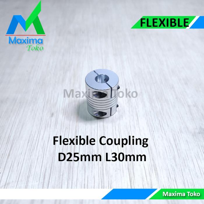 FLEXIBLE COUPLING 6X10 MM SHAFT COUPLER 6MM X 10MM D 25MM L 30MM